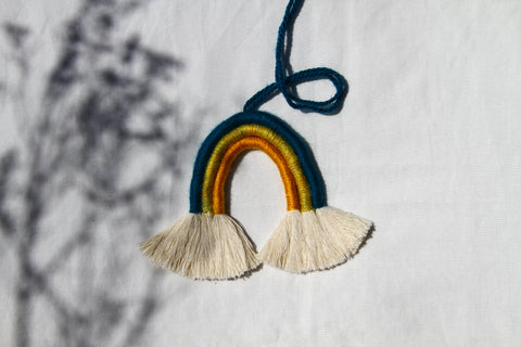 Mini Macramé Rainbows