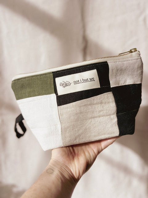 Quilted Cosmetic Pouch