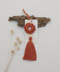 Large Terracota Tassel Ornament together with our "joy" card