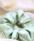 mint-satin-scrunchy