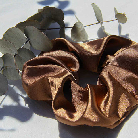 brown-satin-scrunchy