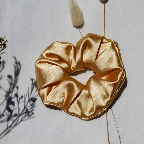 butterscotch-satin-scrunchy