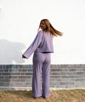 Thistle Knit Pants from the back