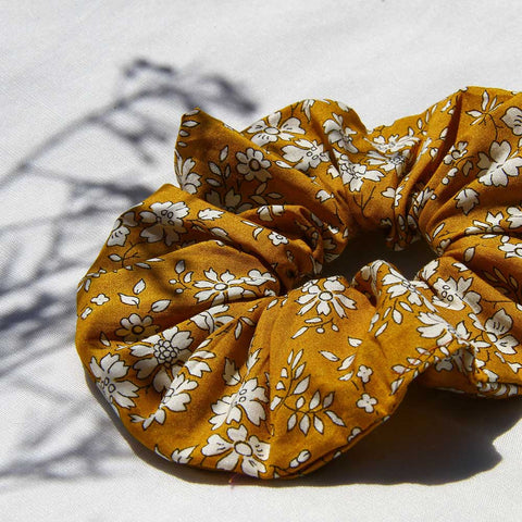 floral-mustard-scrunchy