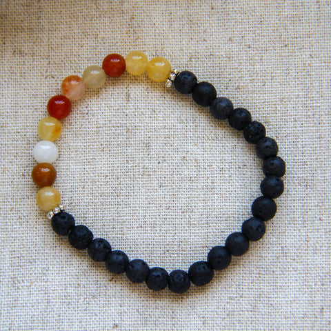 Aromatherapy Bracelet with Jasper Beads