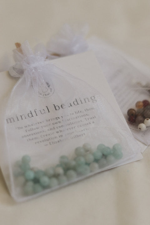 mindful beading pack up close