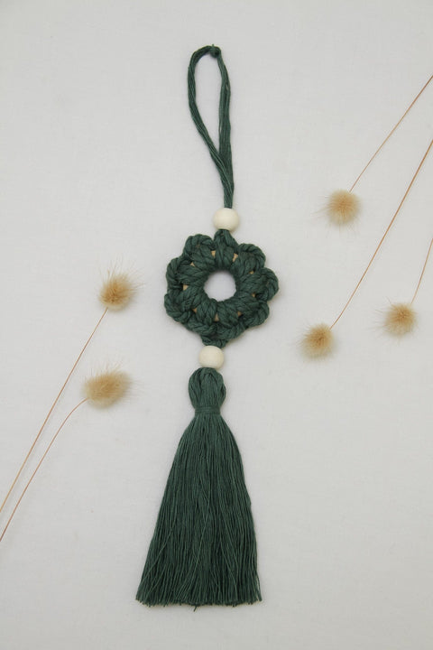 green-large-tassel-ornament